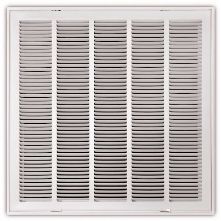 Tru Aire 24 in. x 24 in. White Stamped Return Air Filter Grille with Removable Face 190RF 24X24